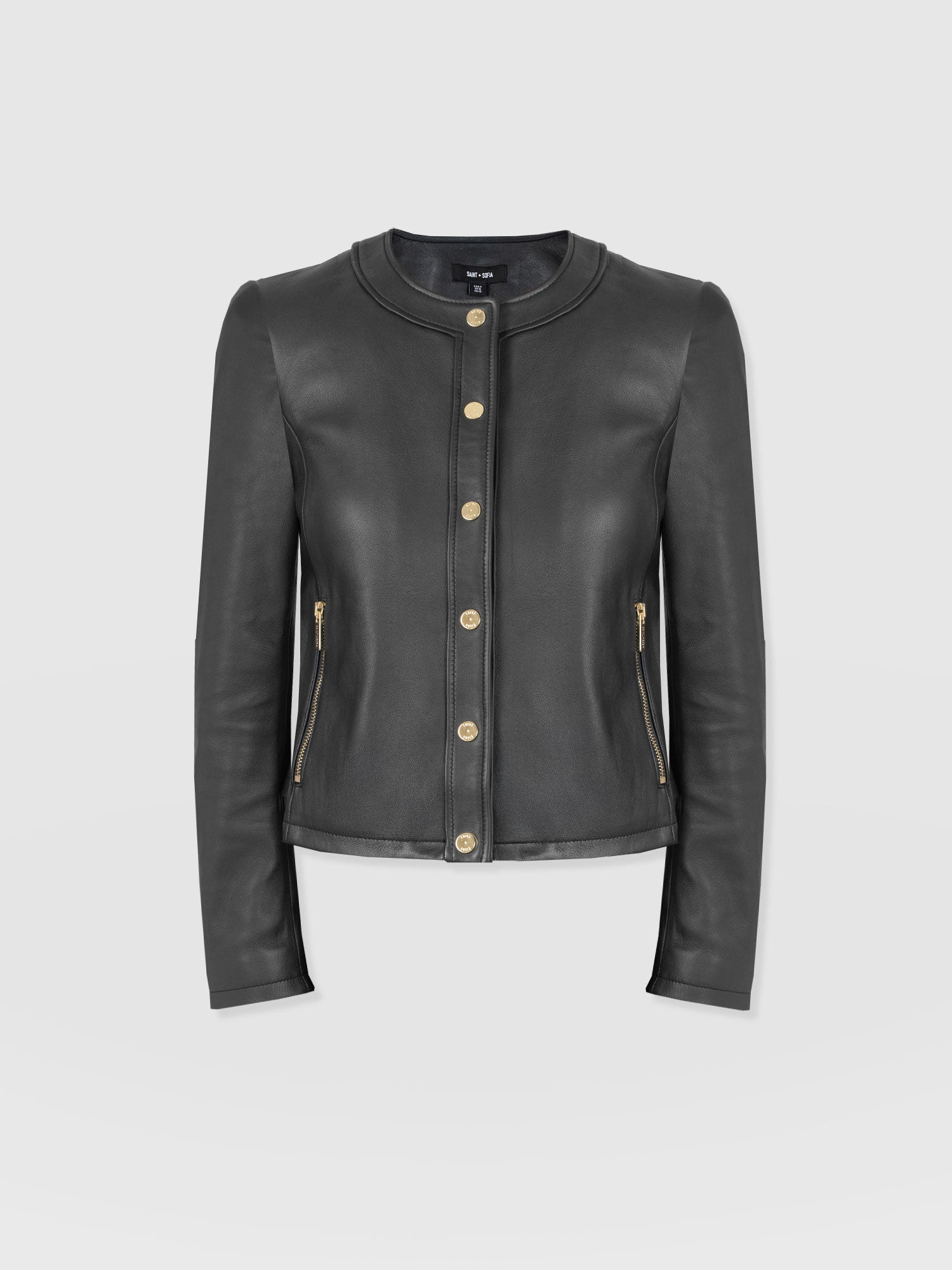 Skye Jacket - Black - Women's Leathers | Saint + Sofia® EU